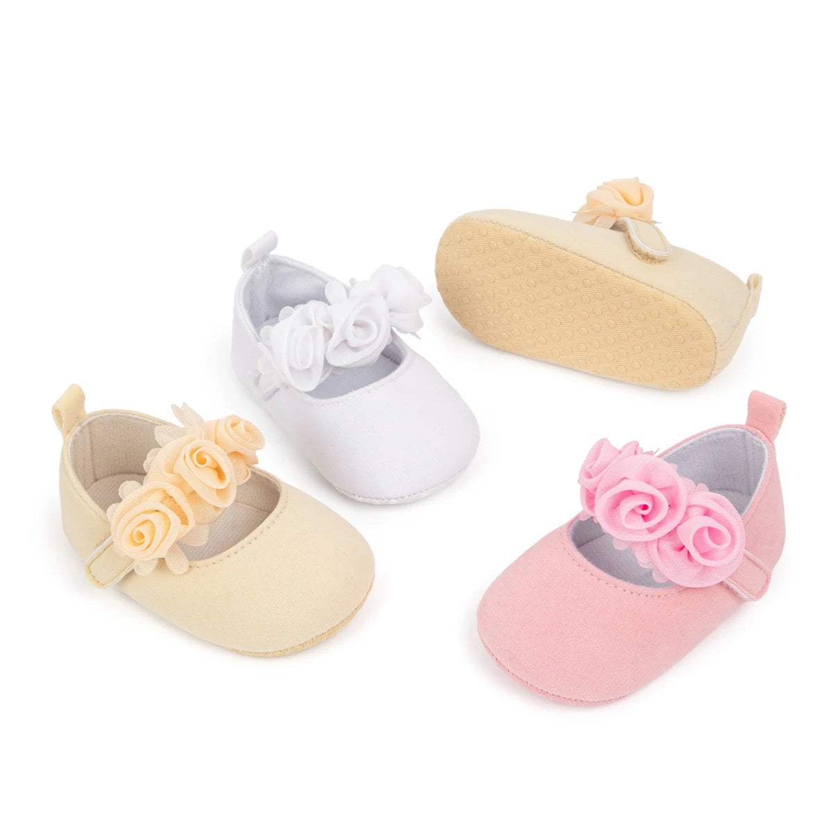 Infant girls adorable rosebud dress shoes SHO