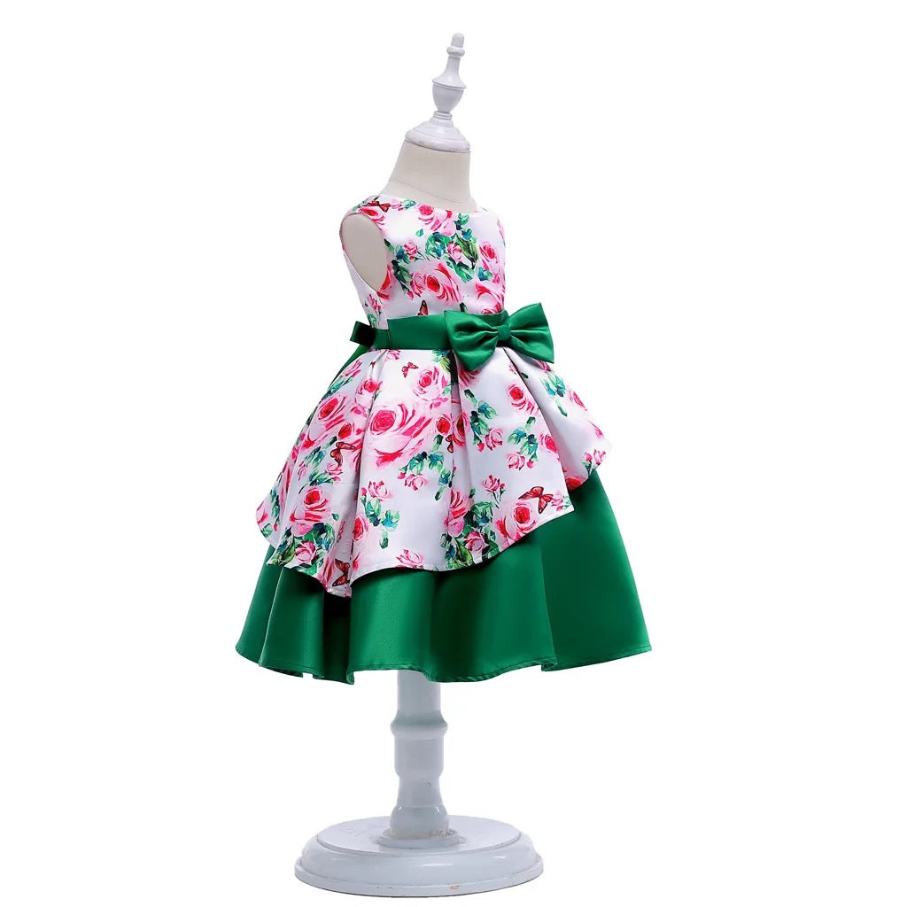 Girls elegant flower princess wedding/party dress FSH