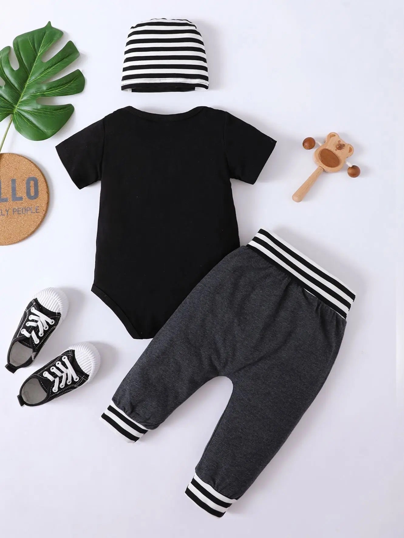 Infant boys cotton pants set FSH