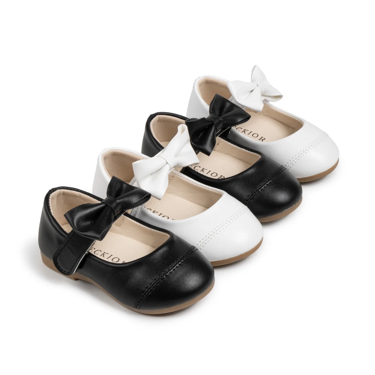 Little girls bowknot leather dress shoes SHO