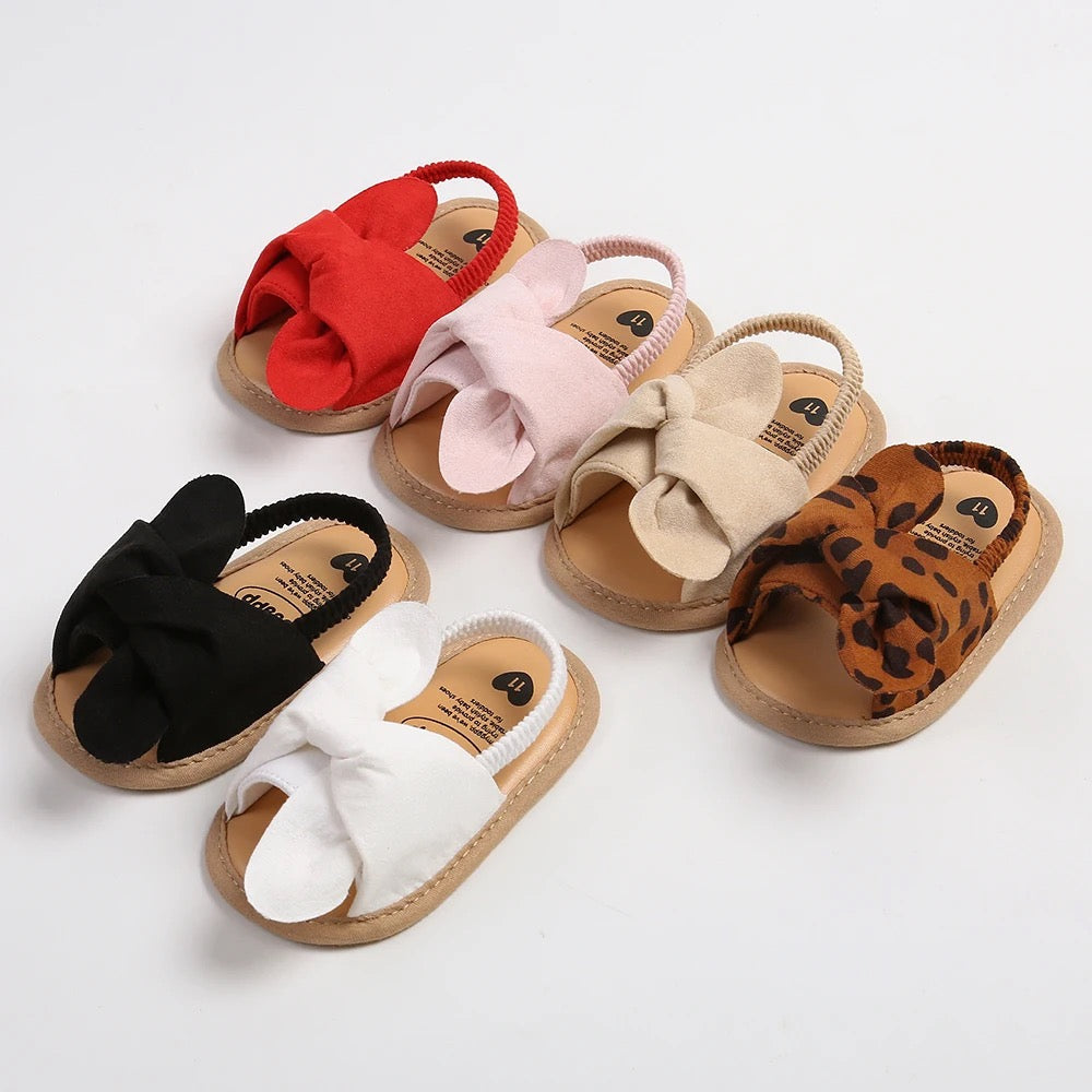 Infant girls elegant bow sandals SHO