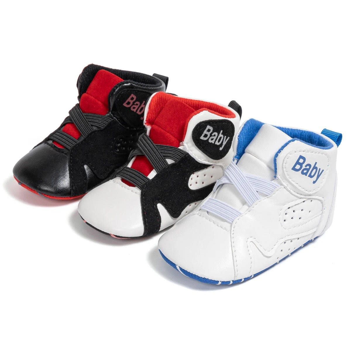 Infants High top pre walker soft sole anti slip sneakers SHO