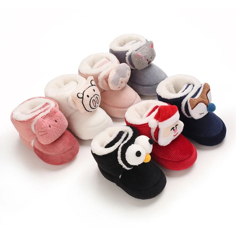 Infants Christmas indoor booties SHO