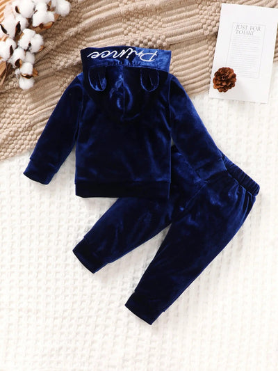 Baby boy dark blue long sleeve sweatsuit FSH