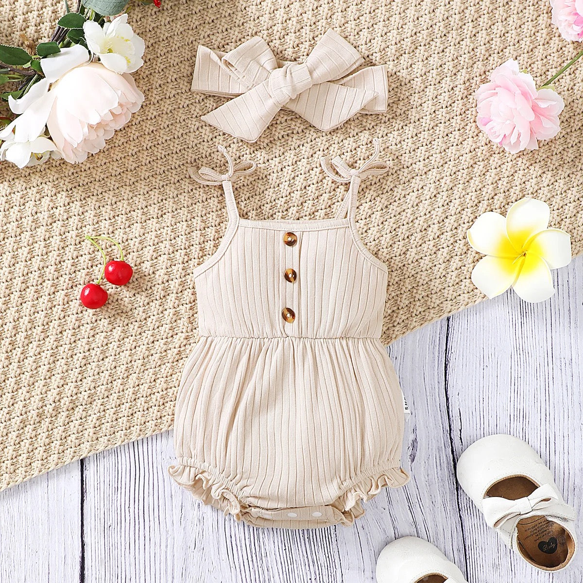 Infant girls summer romper FSH