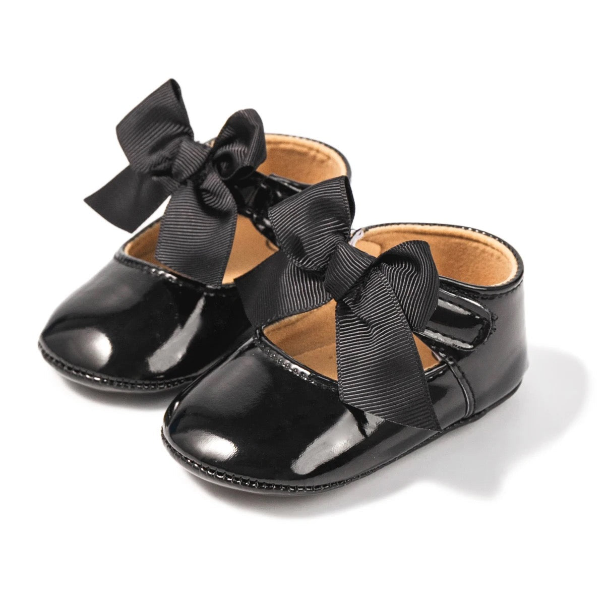 Infants shimmery dress shoes with bow SHO