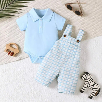 Infant boys short sleeve 100% cotton polo style shirt