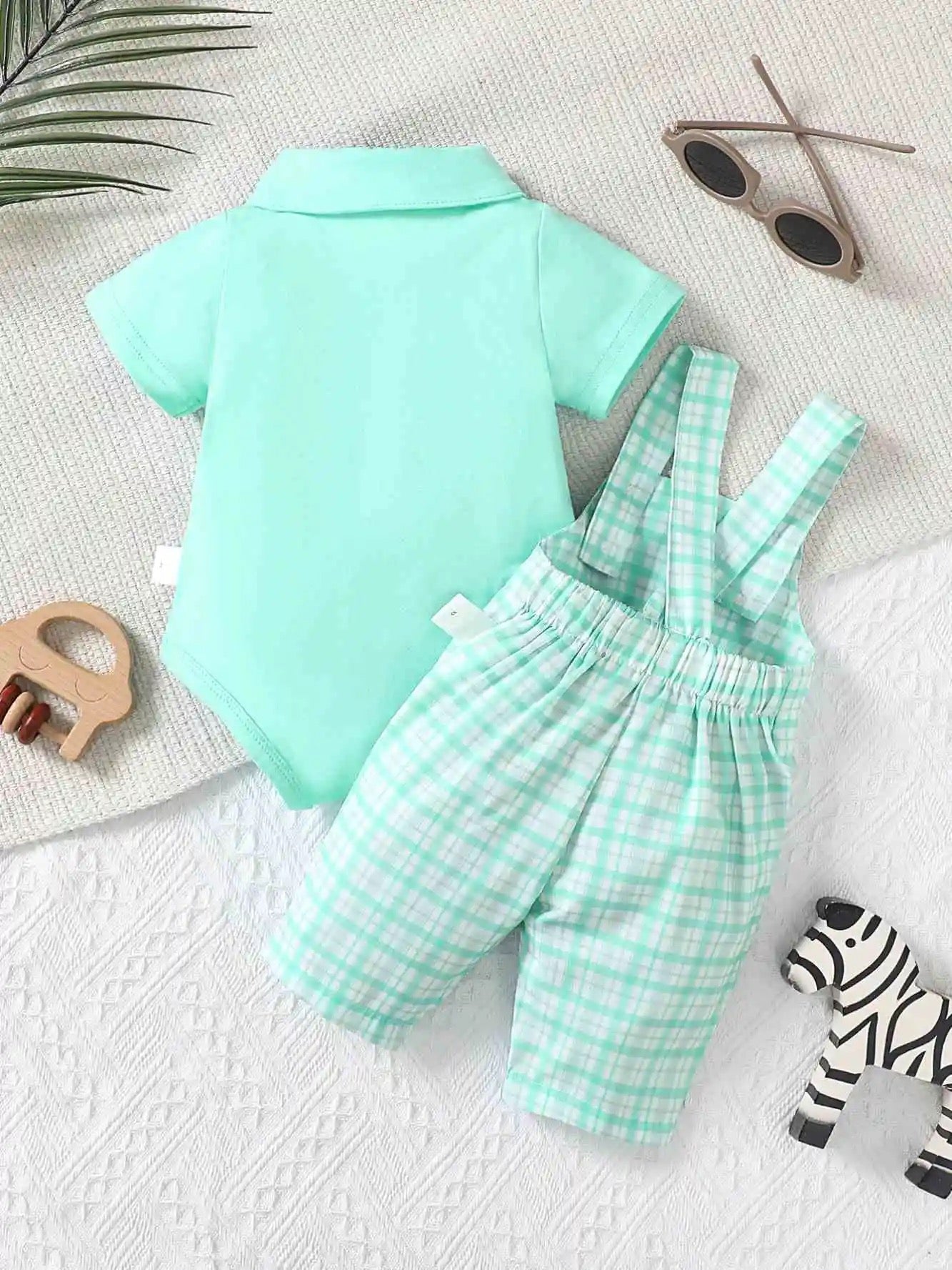 Infant boys short sleeve 100% cotton polo style shirt