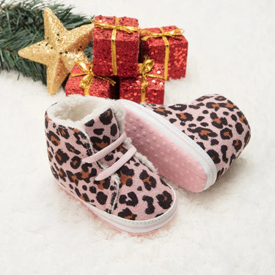 Infants leopard winter boots SHO