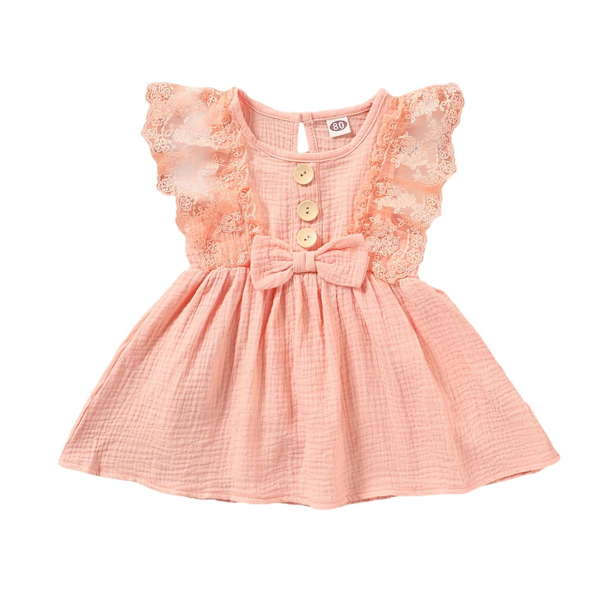 Girls lace sleeve dress FSH