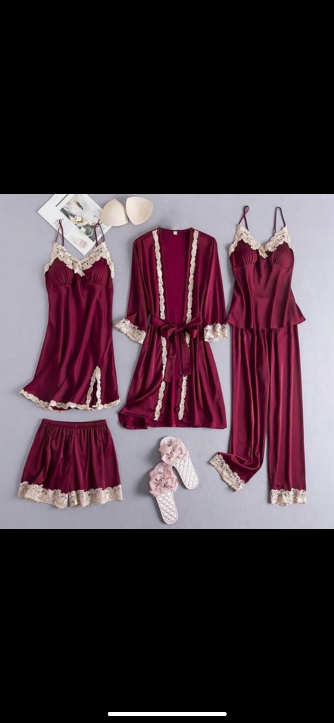 4 piece ladies sleepwear