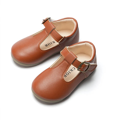 Infants flat leather dress shoes SHO