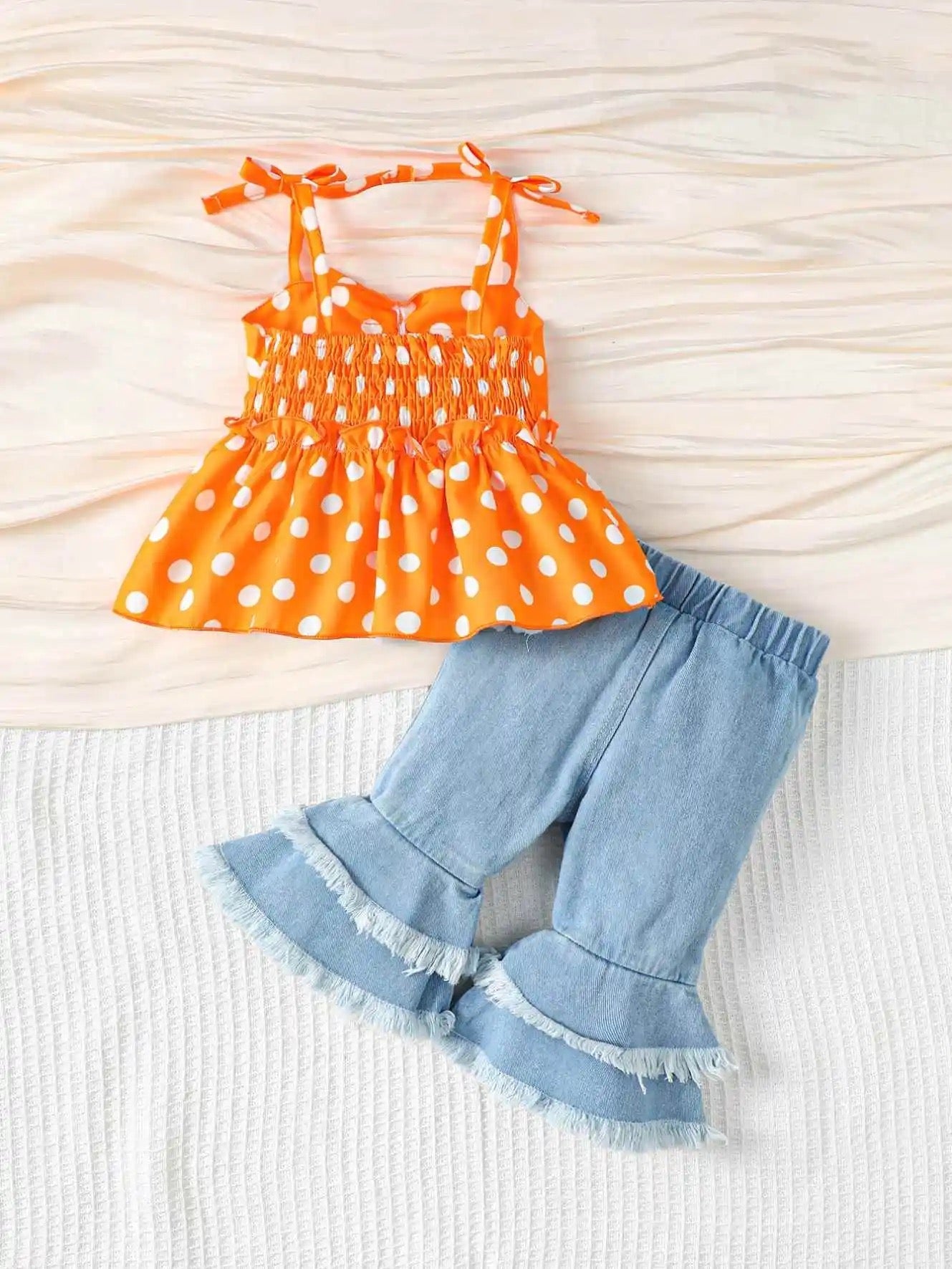 Infant girls 2 pc flare pants set FSH