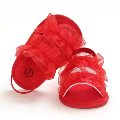 Infants lace ruffles summer sandals SHO