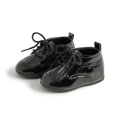 Infants leather rubber dress shoes SHO