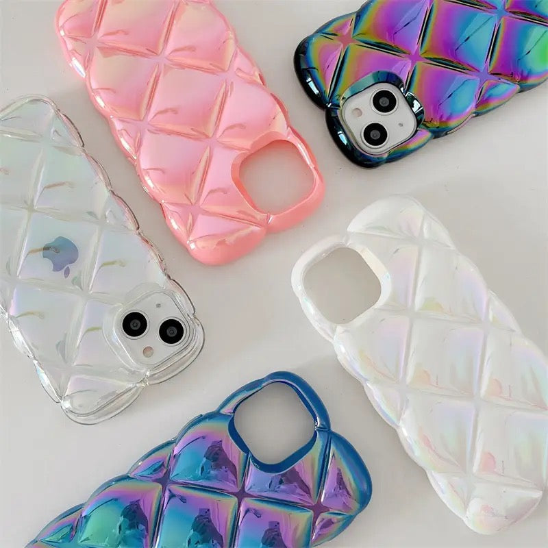 Electroplating 3D laser mobile phone case WEB