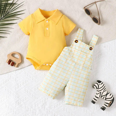 Infant boys short sleeve 100% cotton polo style shirt