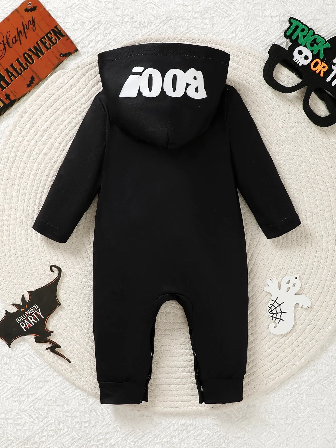 Baby boys knitted warm Halloween bodysuit FSH