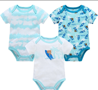 Infants 3Pc onesies Hou