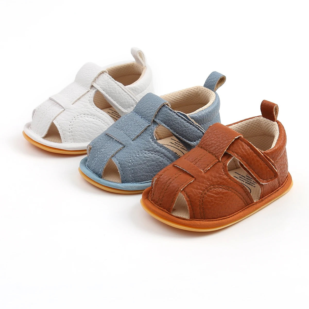 Infants leather sandals