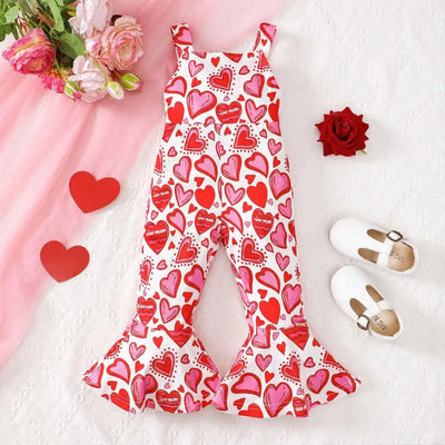 Baby girls Valentine Day romper FSH