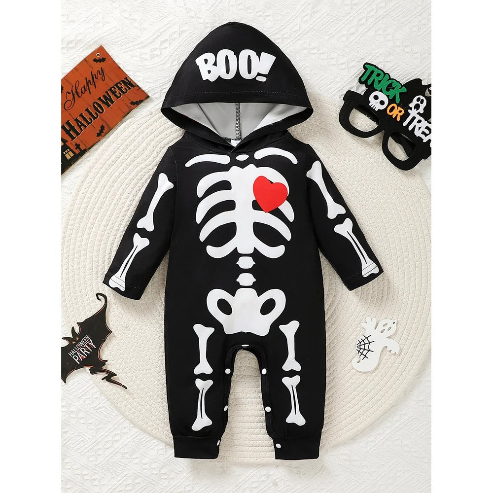 Baby boys knitted warm Halloween bodysuit FSH