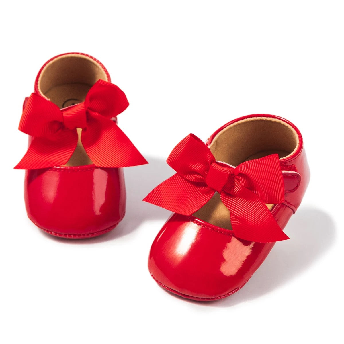 Infants shimmery dress shoes with bow SHO