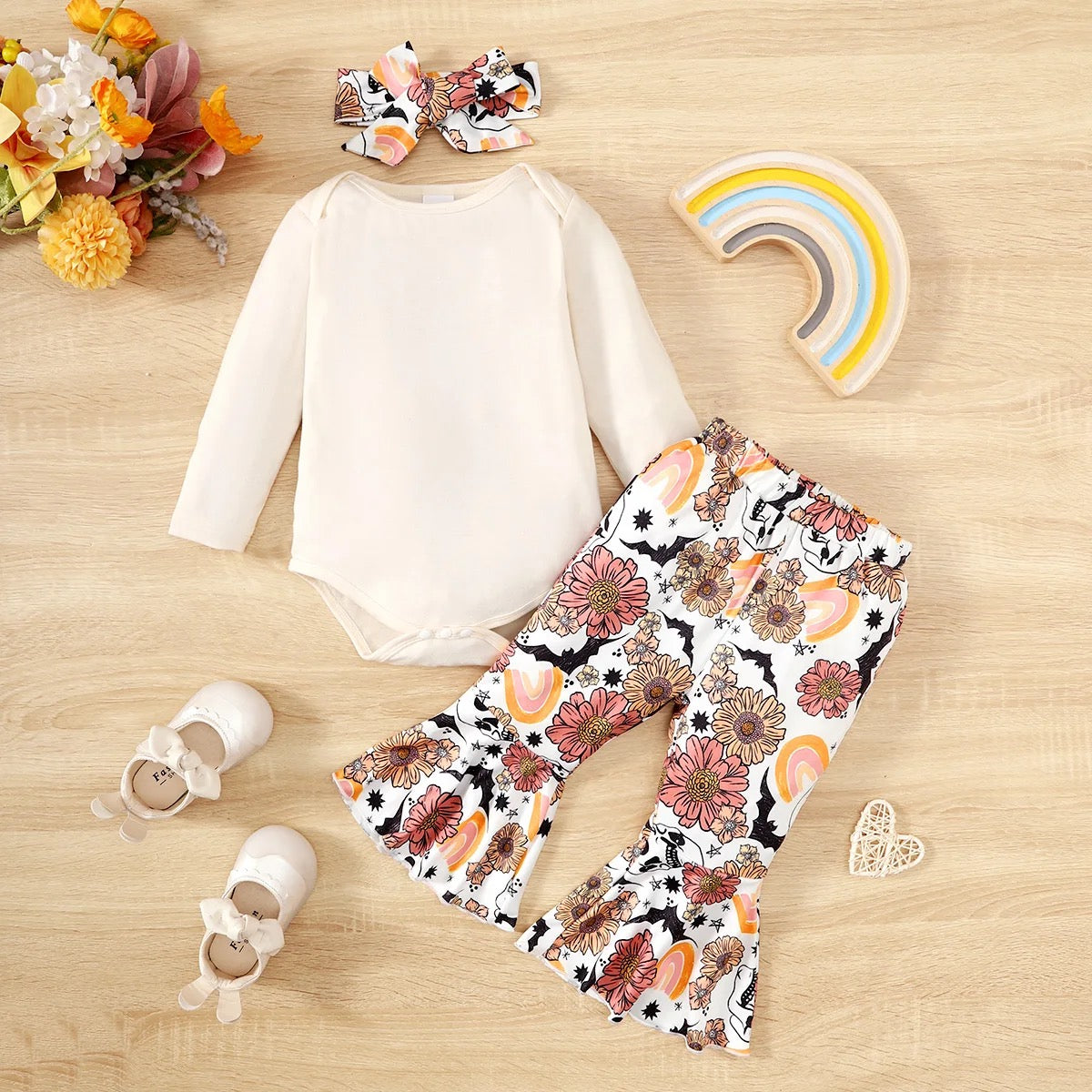 Infant girls fall/winter 2 pc flare pants set FSH