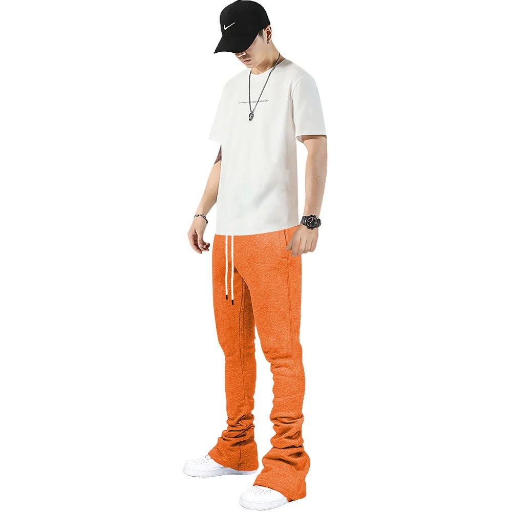 Men slim fit drawstring sweatpants Yin