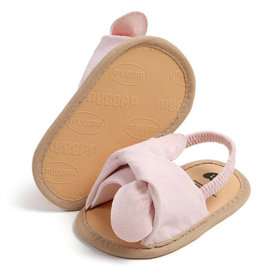 Infant girls elegant bow sandals SHO