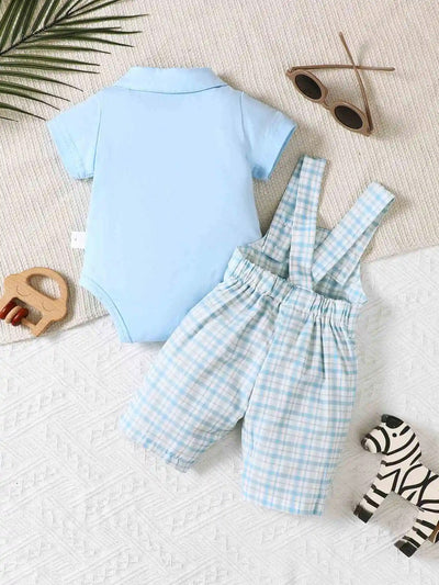 Infant boys short sleeve 100% cotton polo style shirt