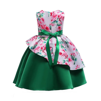 Girls elegant flower princess wedding/party dress FSH