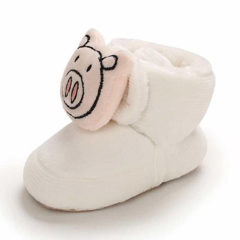 Infants adorable animal design warm booties SHO