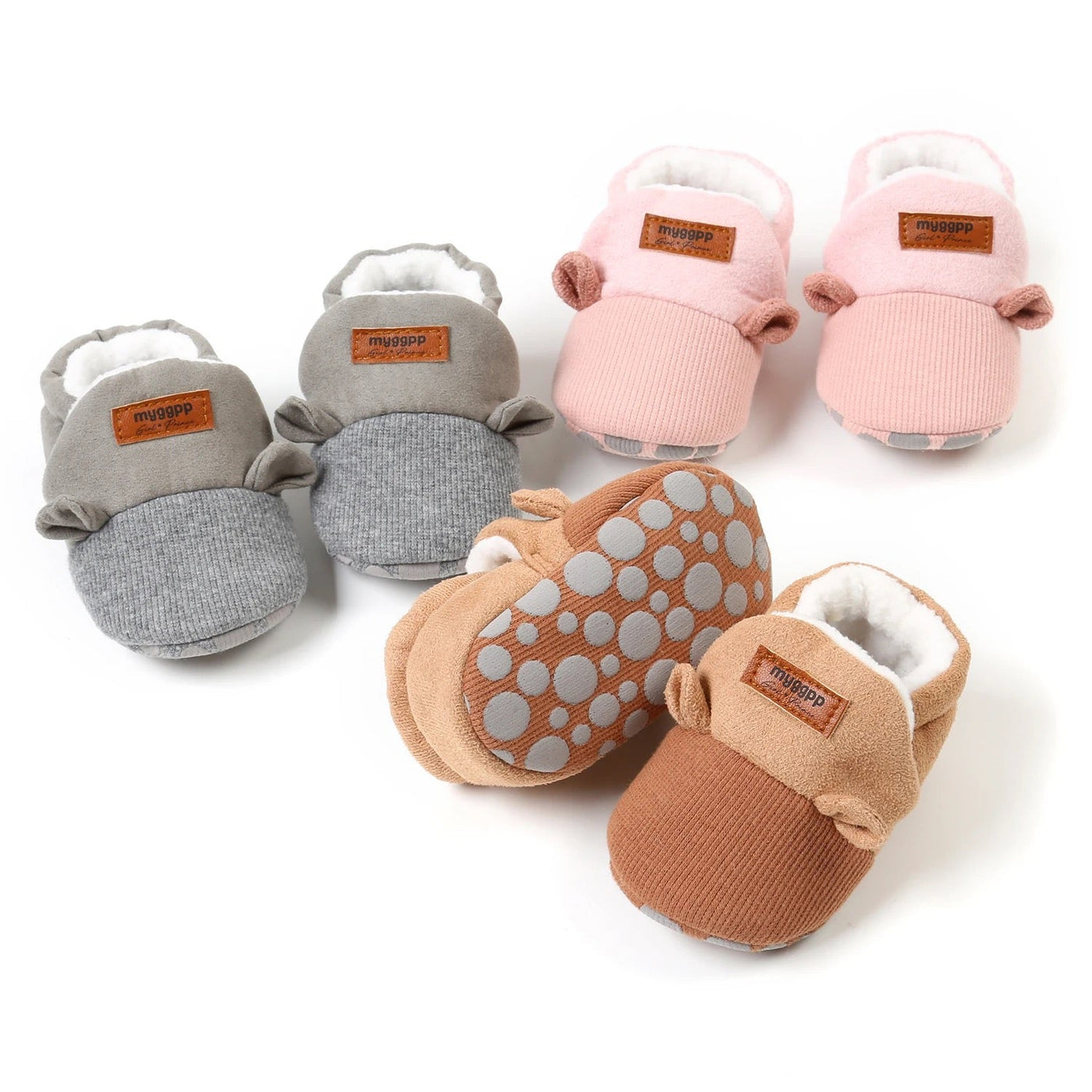 Infants bear design booties SHO