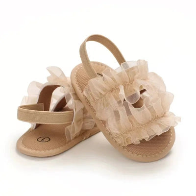 Infants lace ruffles summer sandals SHO