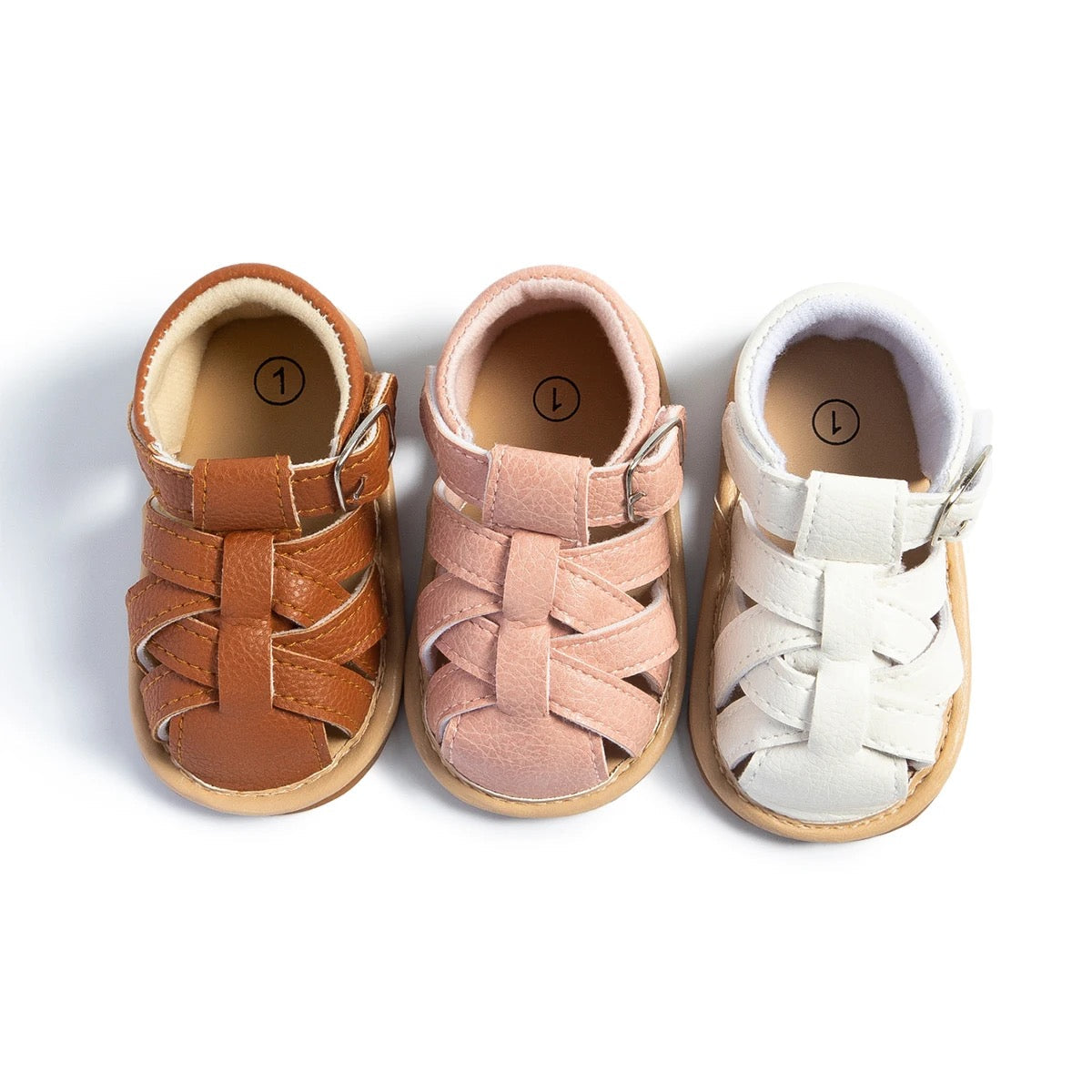 Infants sandals light weight rubber soft sole anti slip