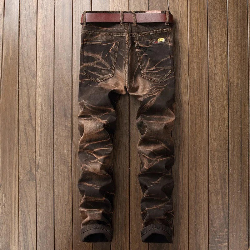 Men regular denim jeans Yin