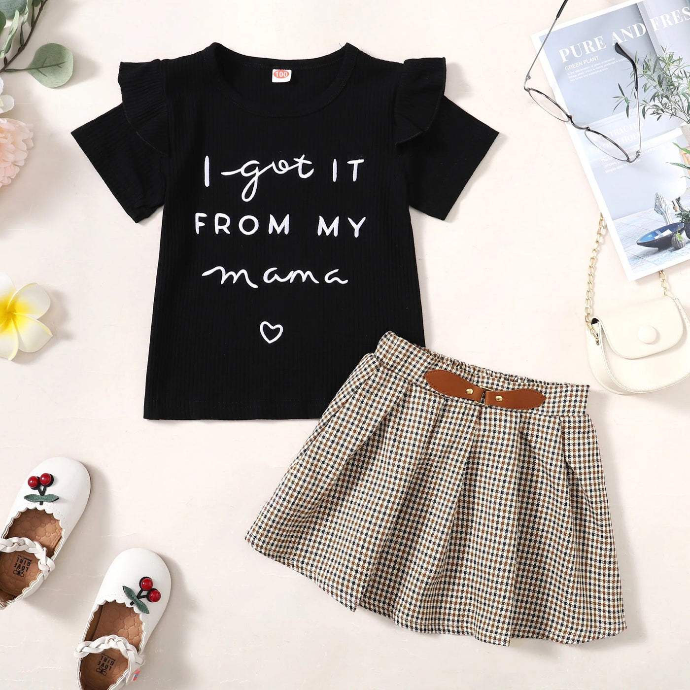 Baby 2 pc skirt set FSH