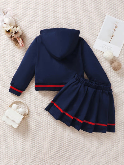 Girls hoodie & skirt set 2 pc FSH