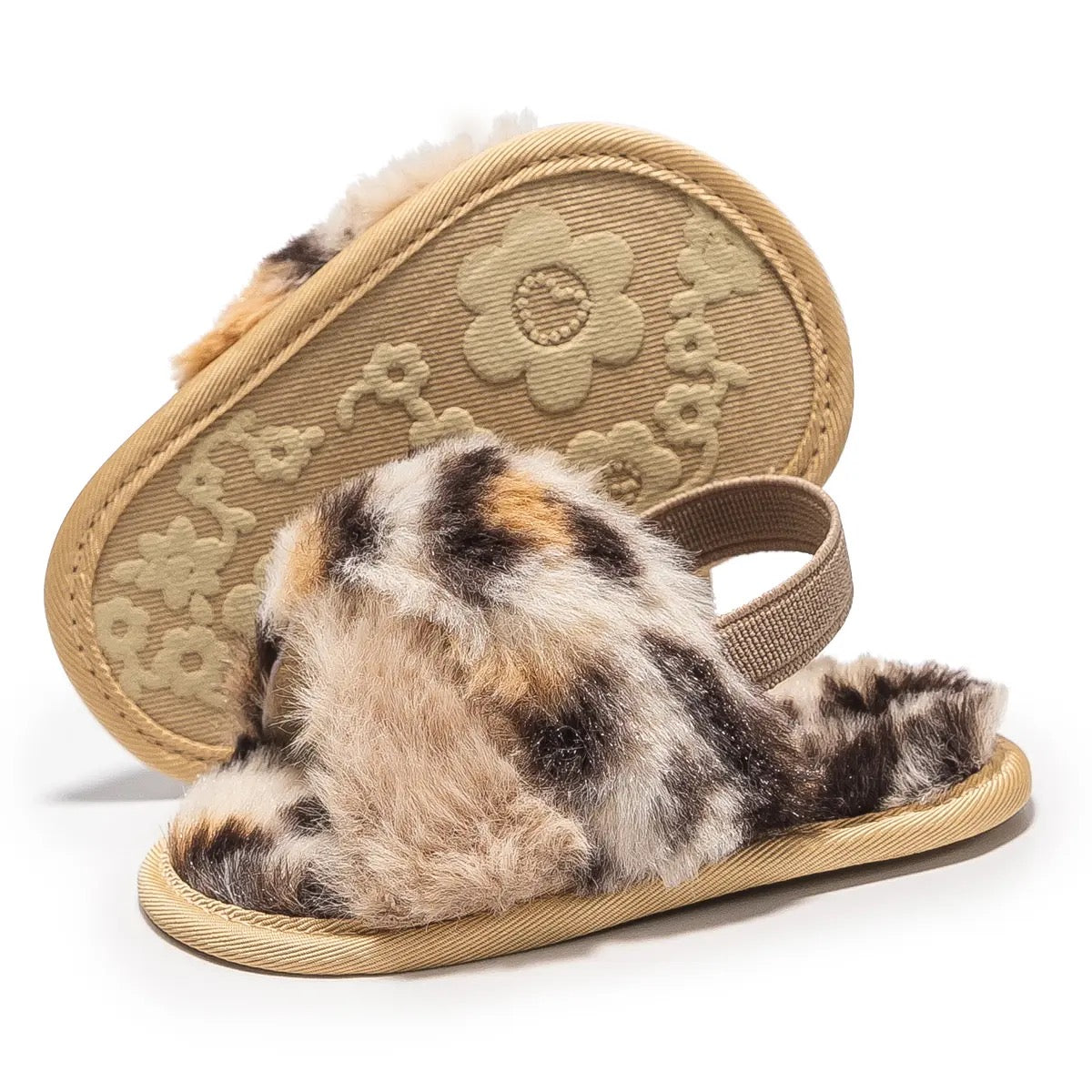 Infants cute & comfy furry slippers SHO