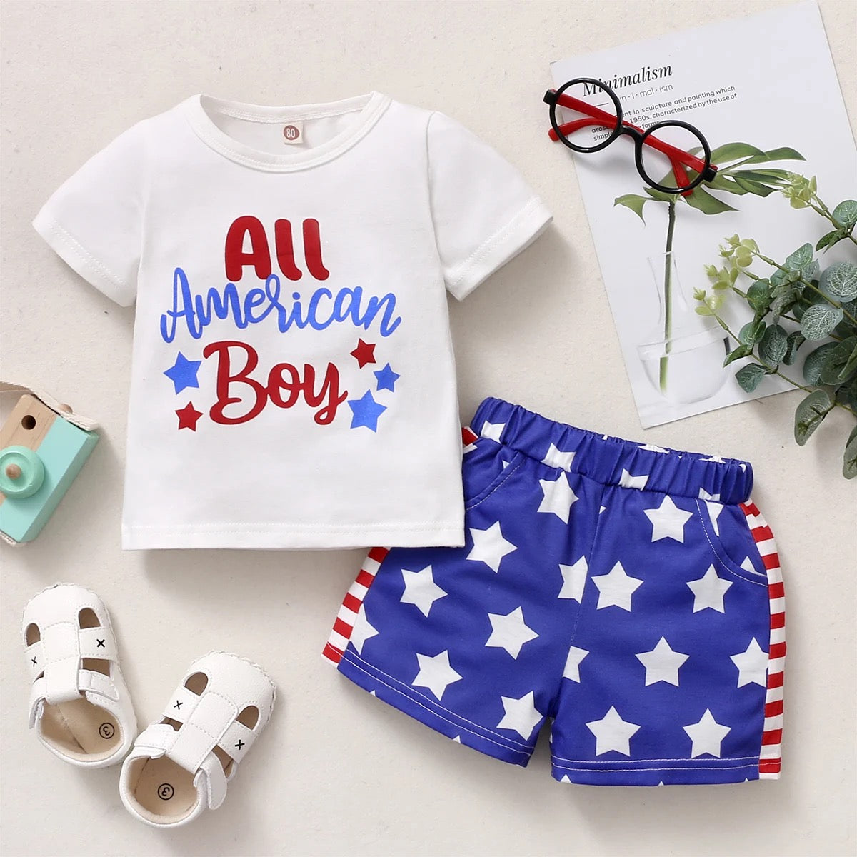 Infant boys Independence Day set FSH