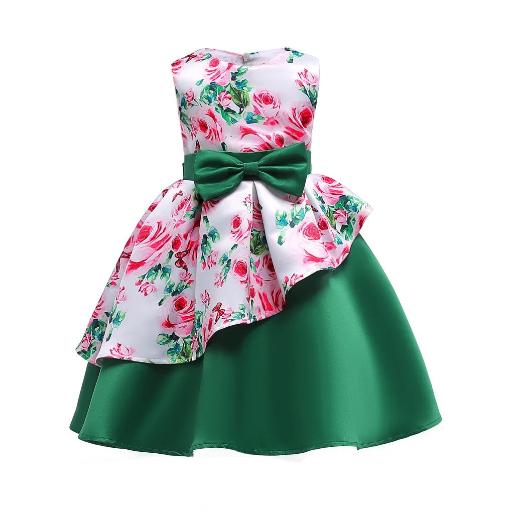 Girls elegant flower princess wedding/party dress FSH