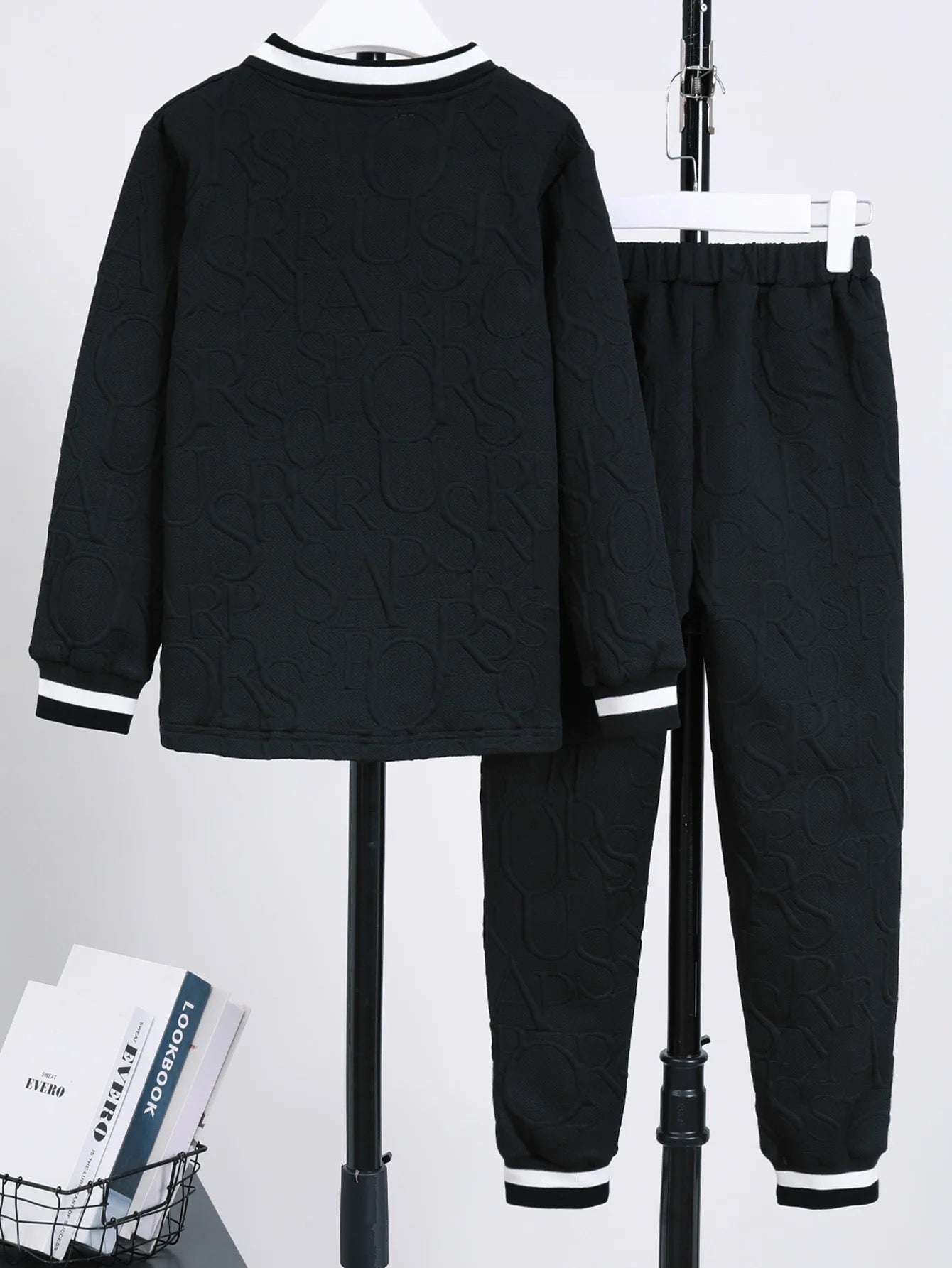 Boys casual polo type 2 pc set FSH