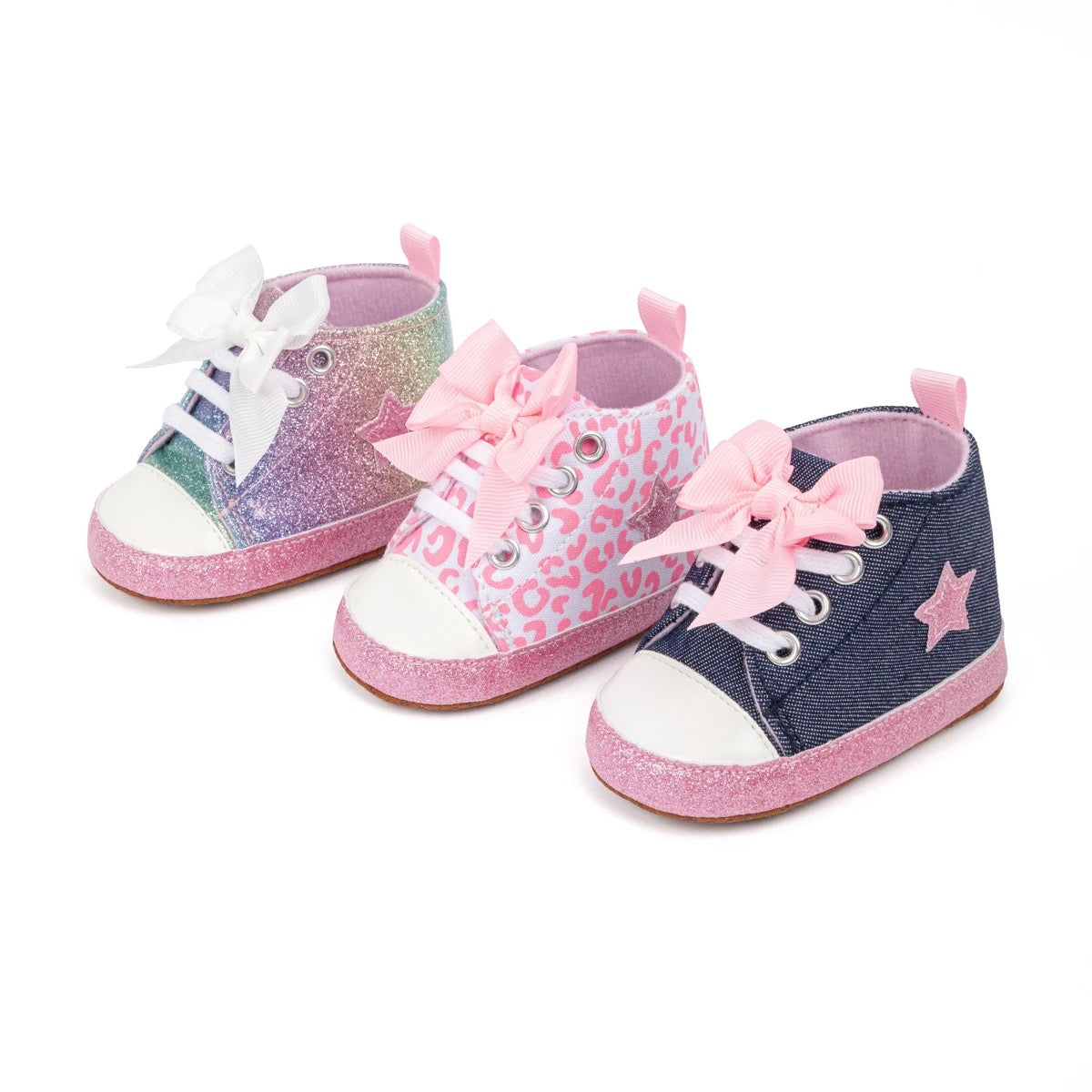 Infant girls soft sole canvas shoes SHO