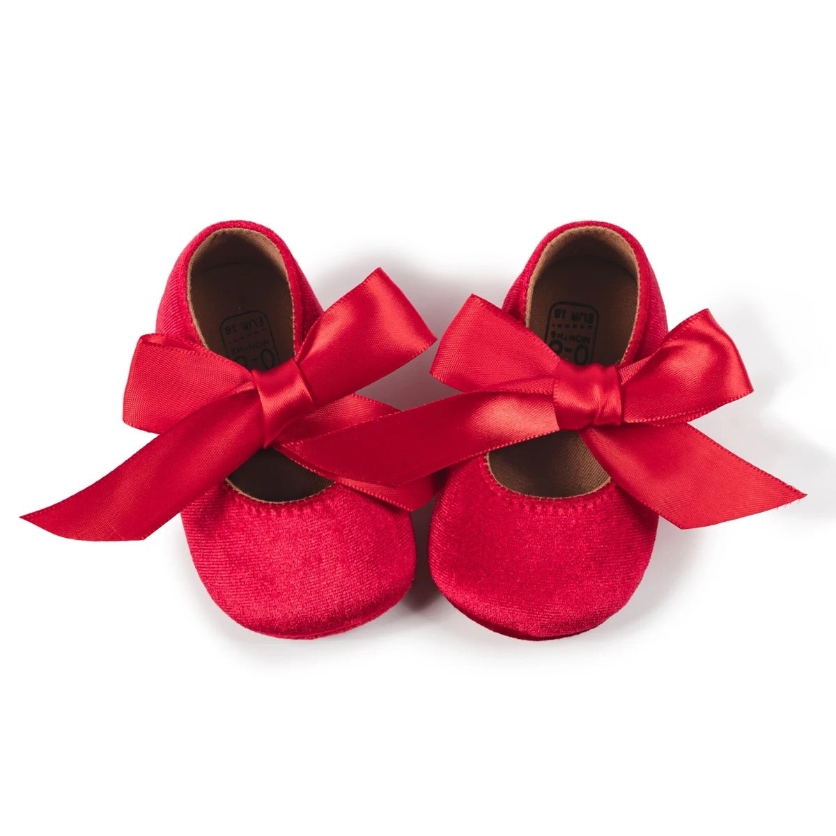 Infant girls lace bow rubber dress shoe SHO