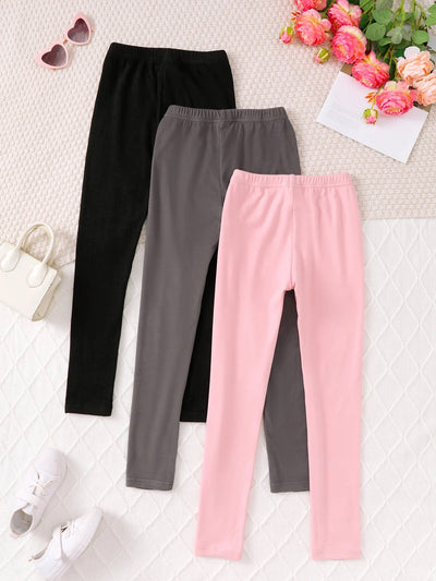 Girls 3 pc comfortable stretchy leggings FSH