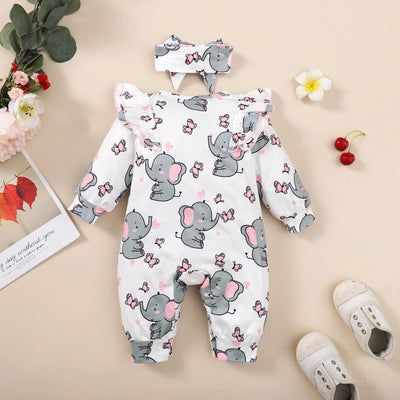 Infant girls Romper bodysuit FSH