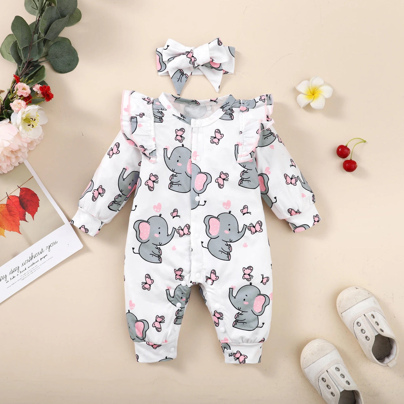 Infant girls Romper bodysuit FSH