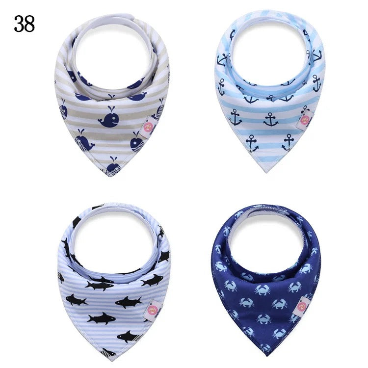 Infants bandana bibs organic cotton SHO