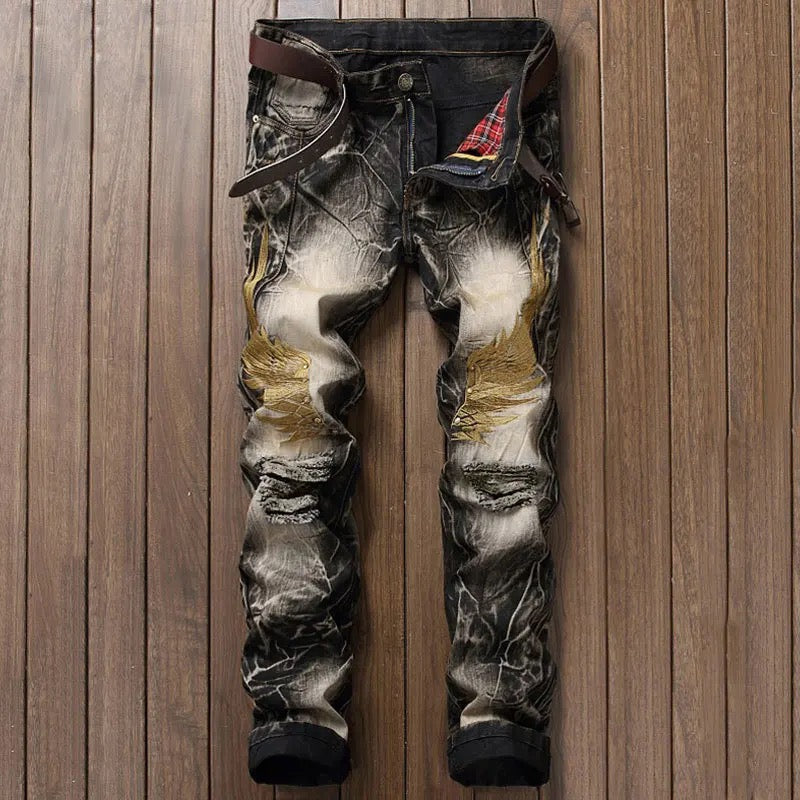 Men vintage jeans Yin